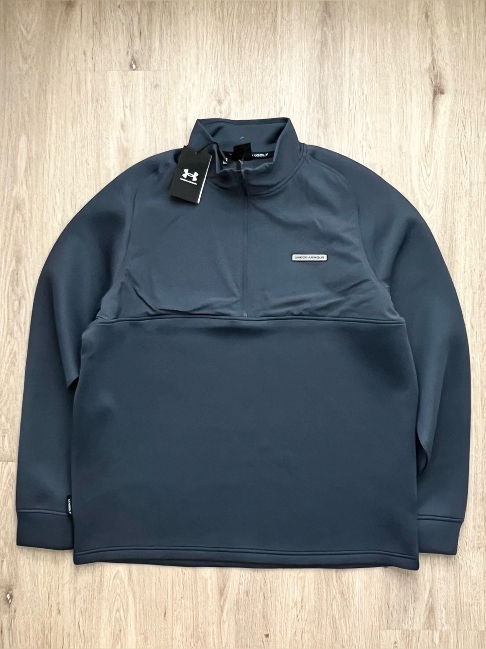 NEW Under Armour Storm Drive Pro Hybrid Pullover Mens XL/XXL Golf 1/4 Zip Blue G